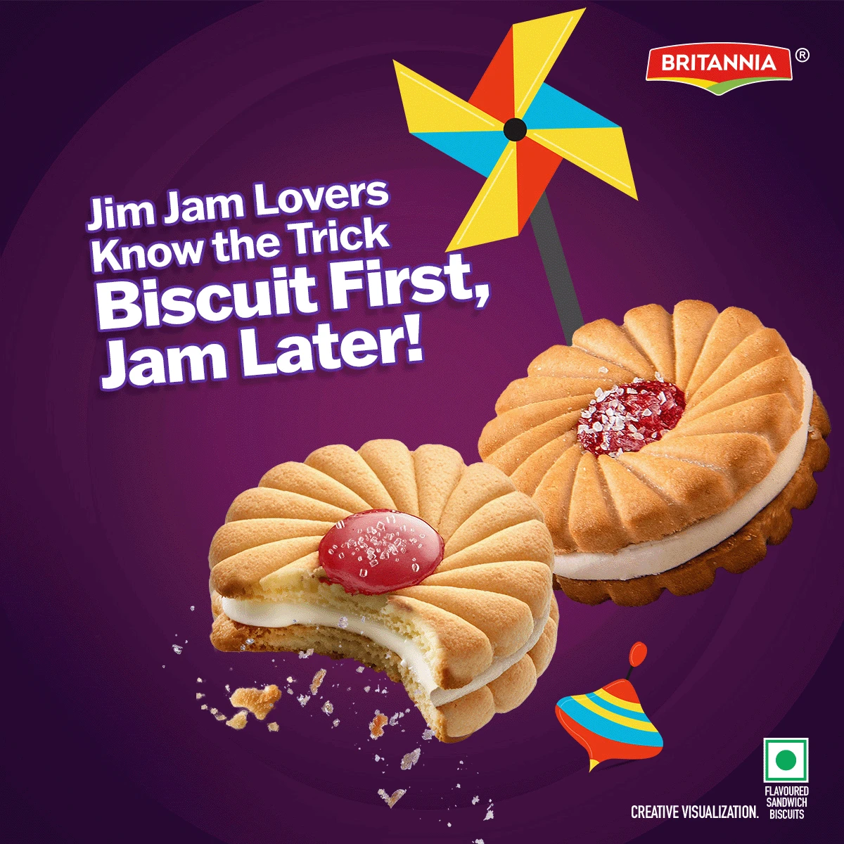 Treat Jim Jam Sandwich Creme Biscuits