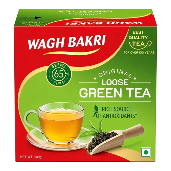 Wagh Bakri Original Loose Green Tea