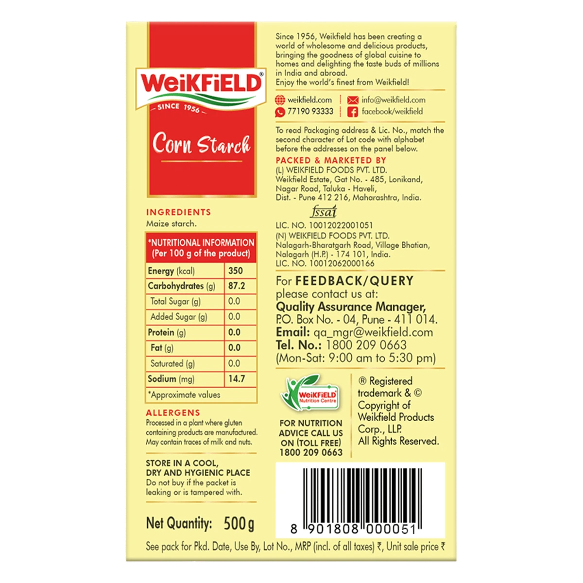 Corn Starch Powder