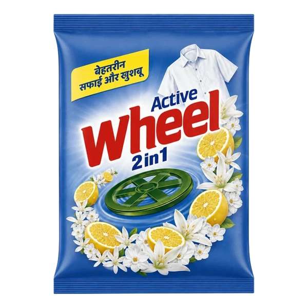 Wheel Active 2 in 1 Detergent Powder