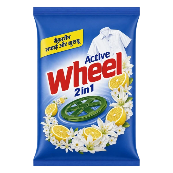 Wheel Active 2 in 1 Detergent Powder