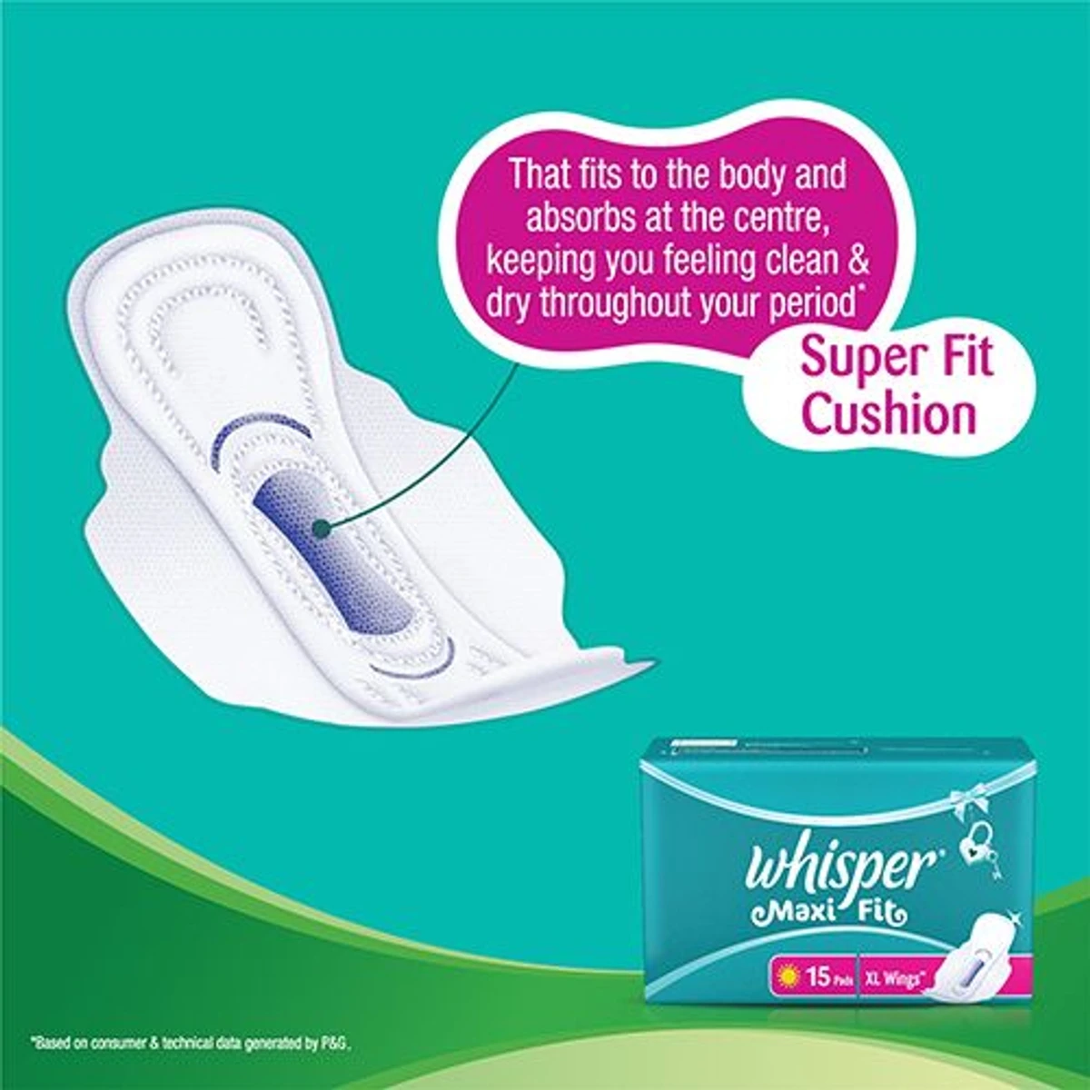 Maxi Fit L+ Wings Sanitary Pads