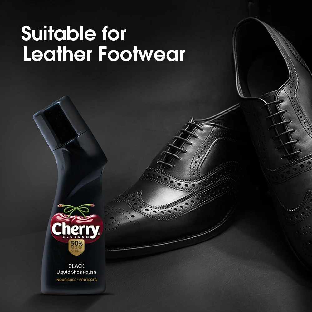 Blossom Black Liquid Shoe Polish