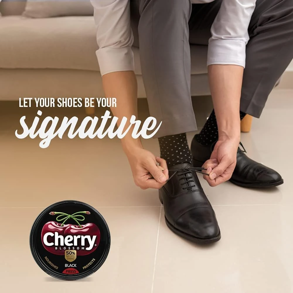 Blossom Black Wax Shoe Polish