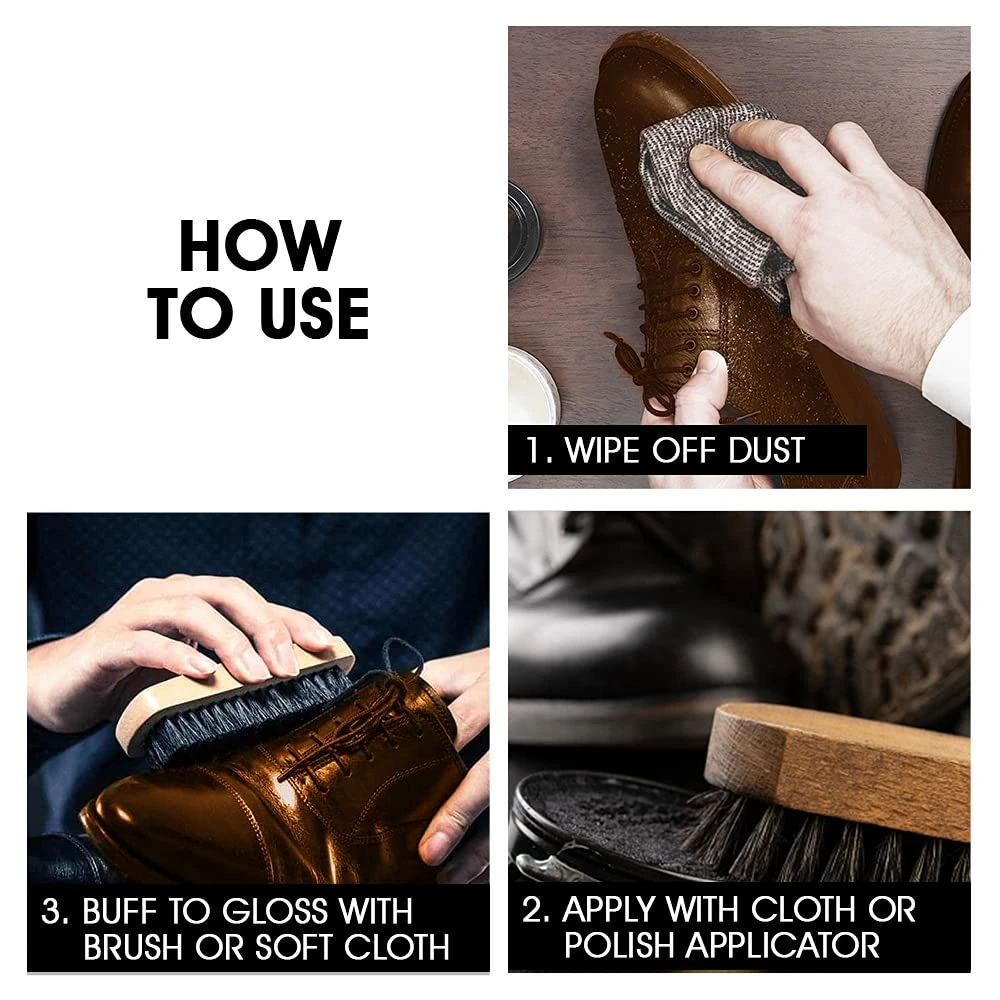 Blossom Dark Tan Wax Shoe Polish