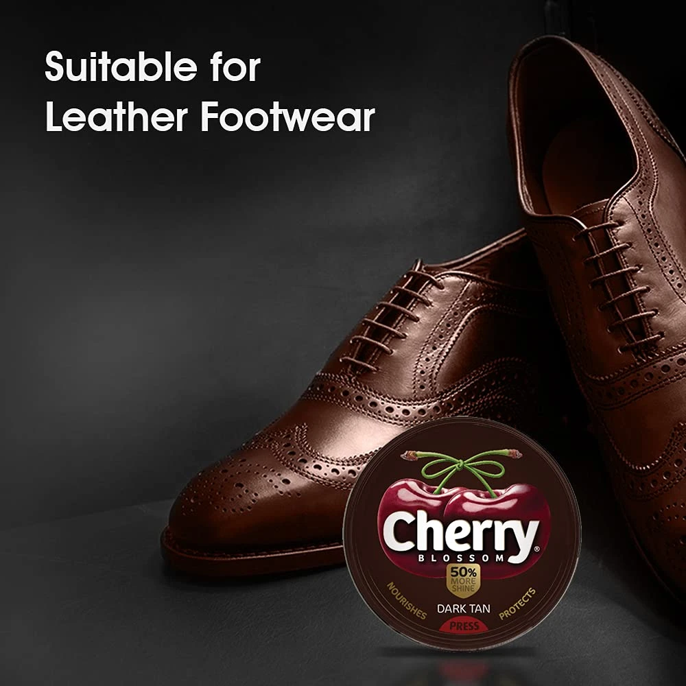 Blossom Dark Tan Wax Shoe Polish