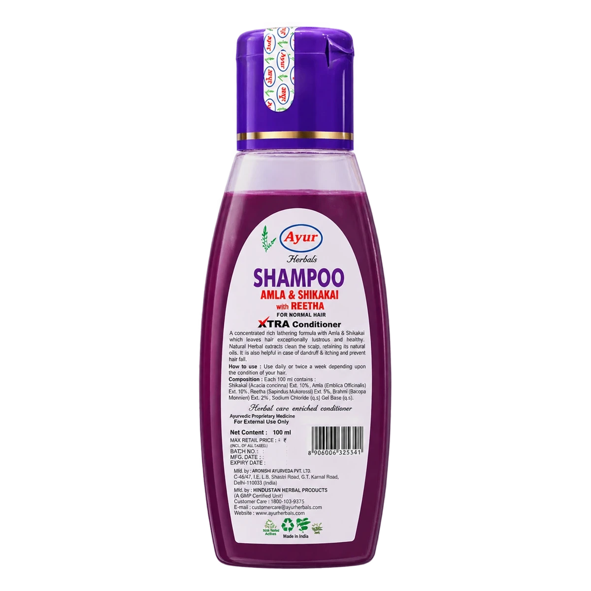 Amla & Shikakai with Reetha Shampoo for Normal Hair