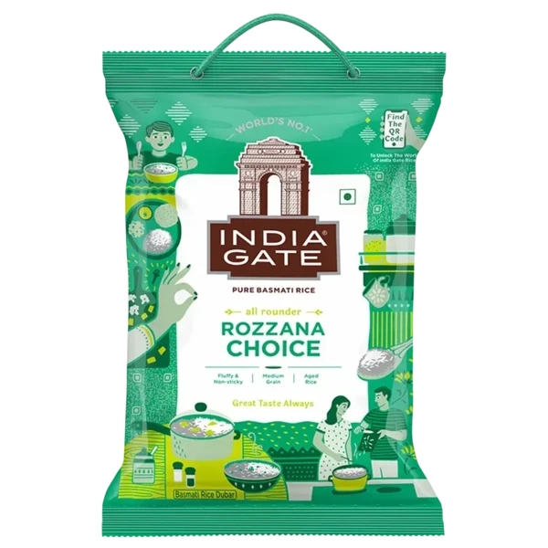 India Gate All Rounder Rozzana Choice Basmati Rice