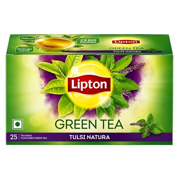 Lipton Tulsi Natura Green Tea Bags
