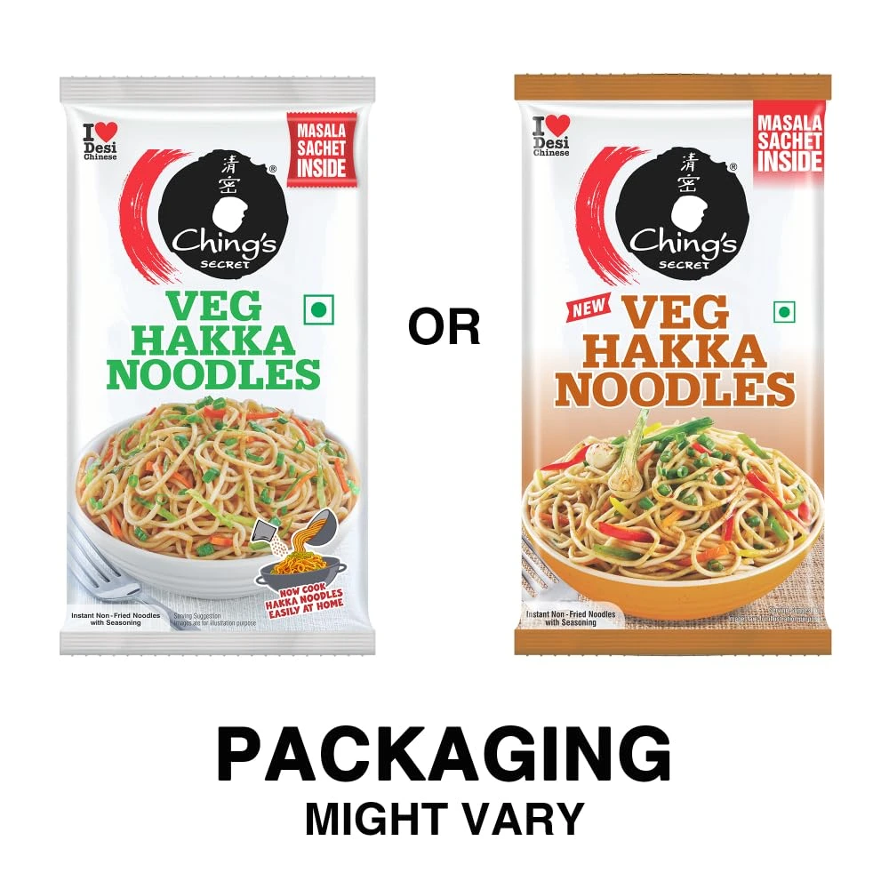 Veg Hakka Noodles With Masala