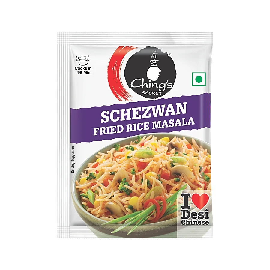 Desi Chinese Schezwan Fried Rice Masala