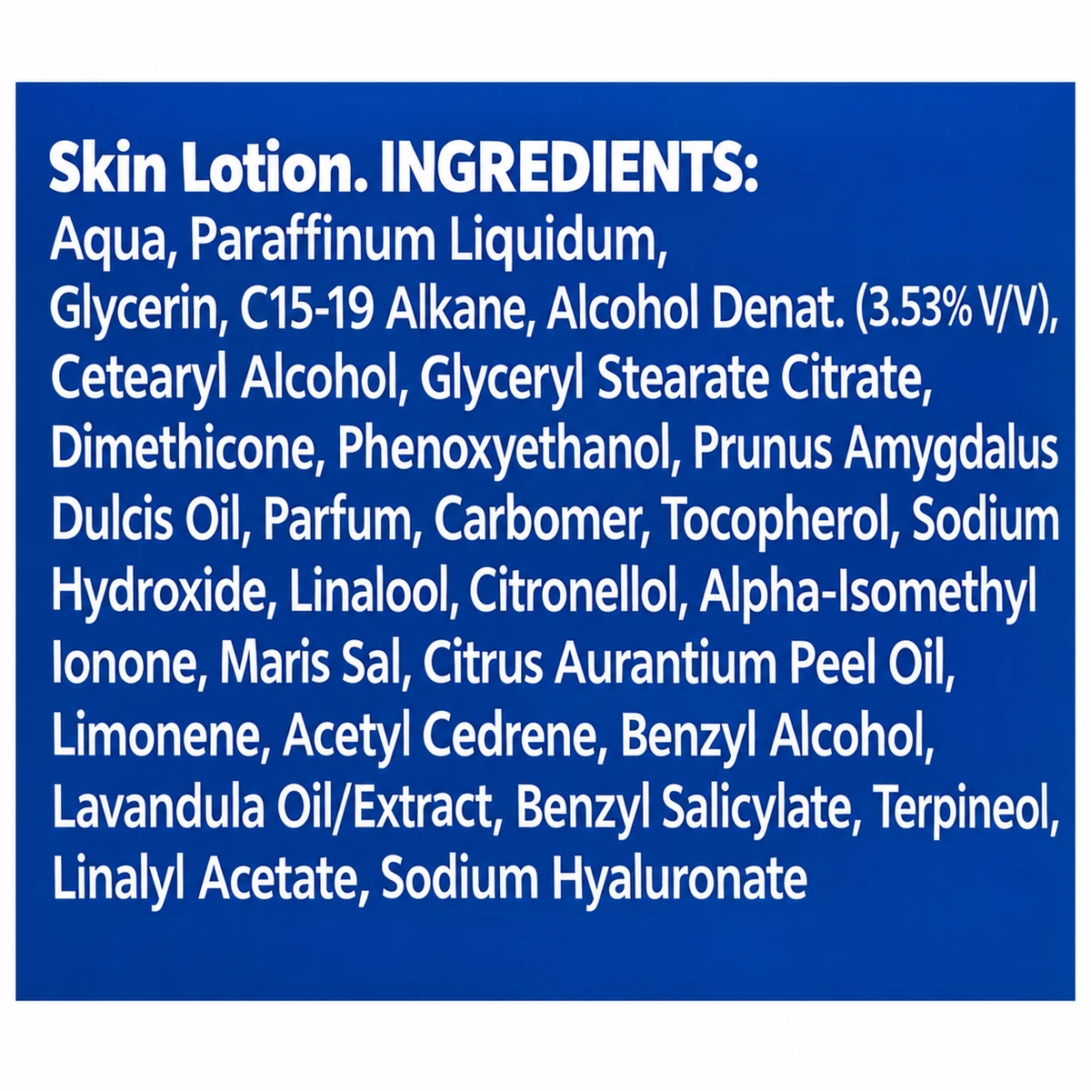 Nourishing Lotion Body Milk