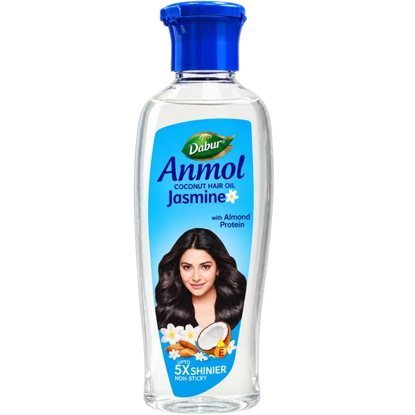 Dabur Anmol Coconut Hair Oil Jasmine with Almond Protein