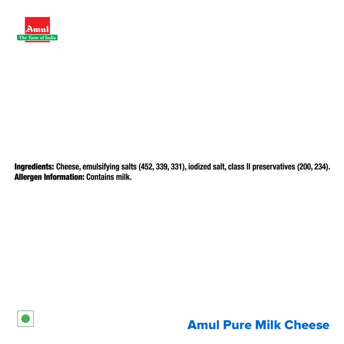 Pure Milk Cheese Slices