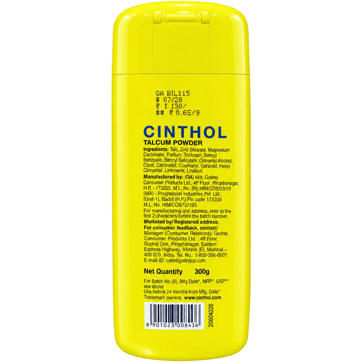Cinthol Lime Refreshing Deo Talc