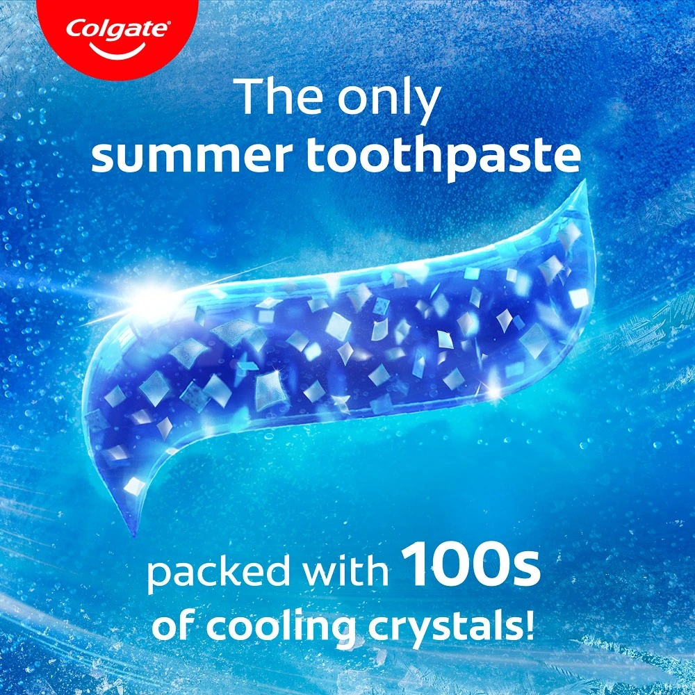MaxFresh Peppermint Ice Blue Gel Toothpaste