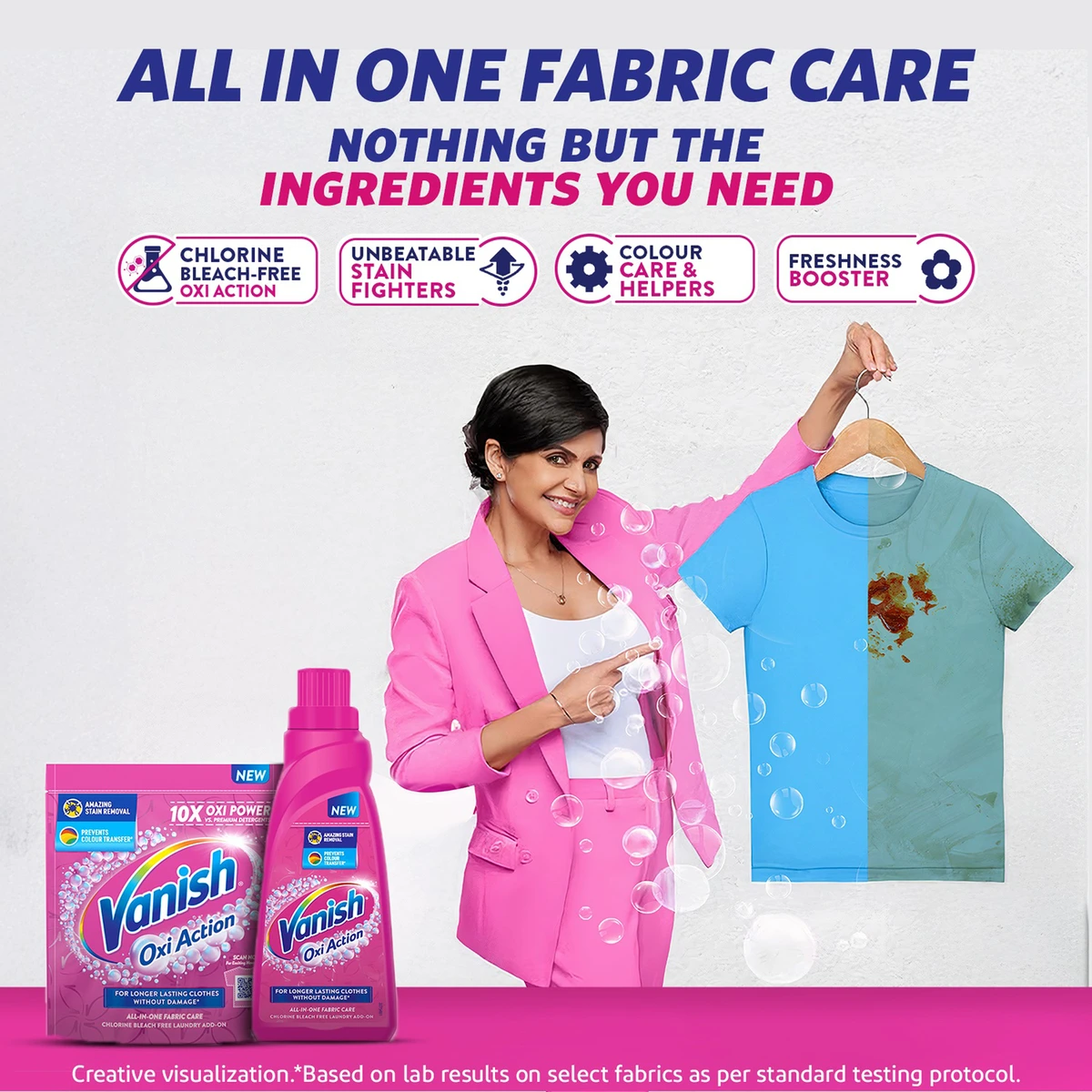 Oxi Action Fabric Stain Remover