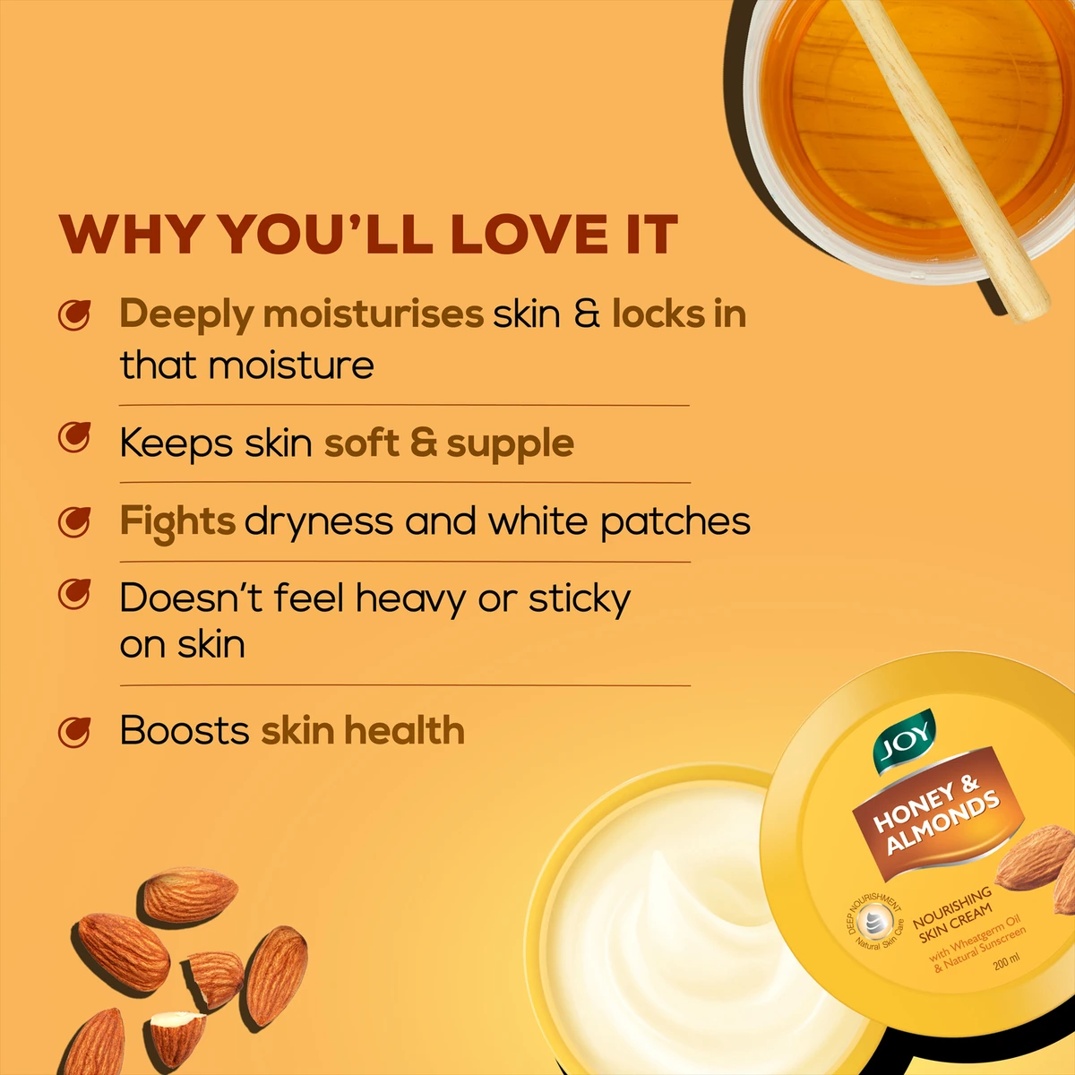 Honey & Almonds Nourishing Skin Cream