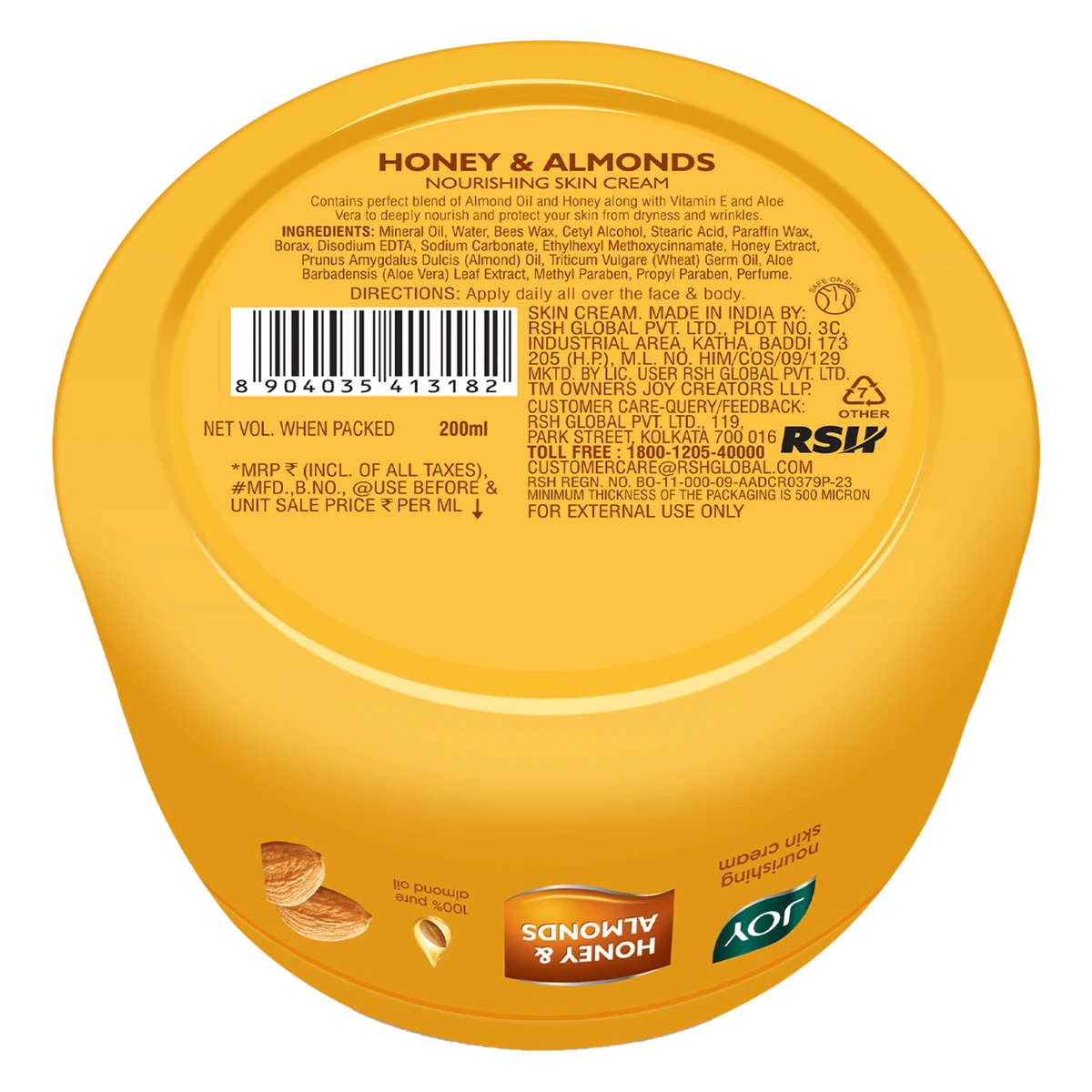 Honey & Almonds Nourishing Skin Cream