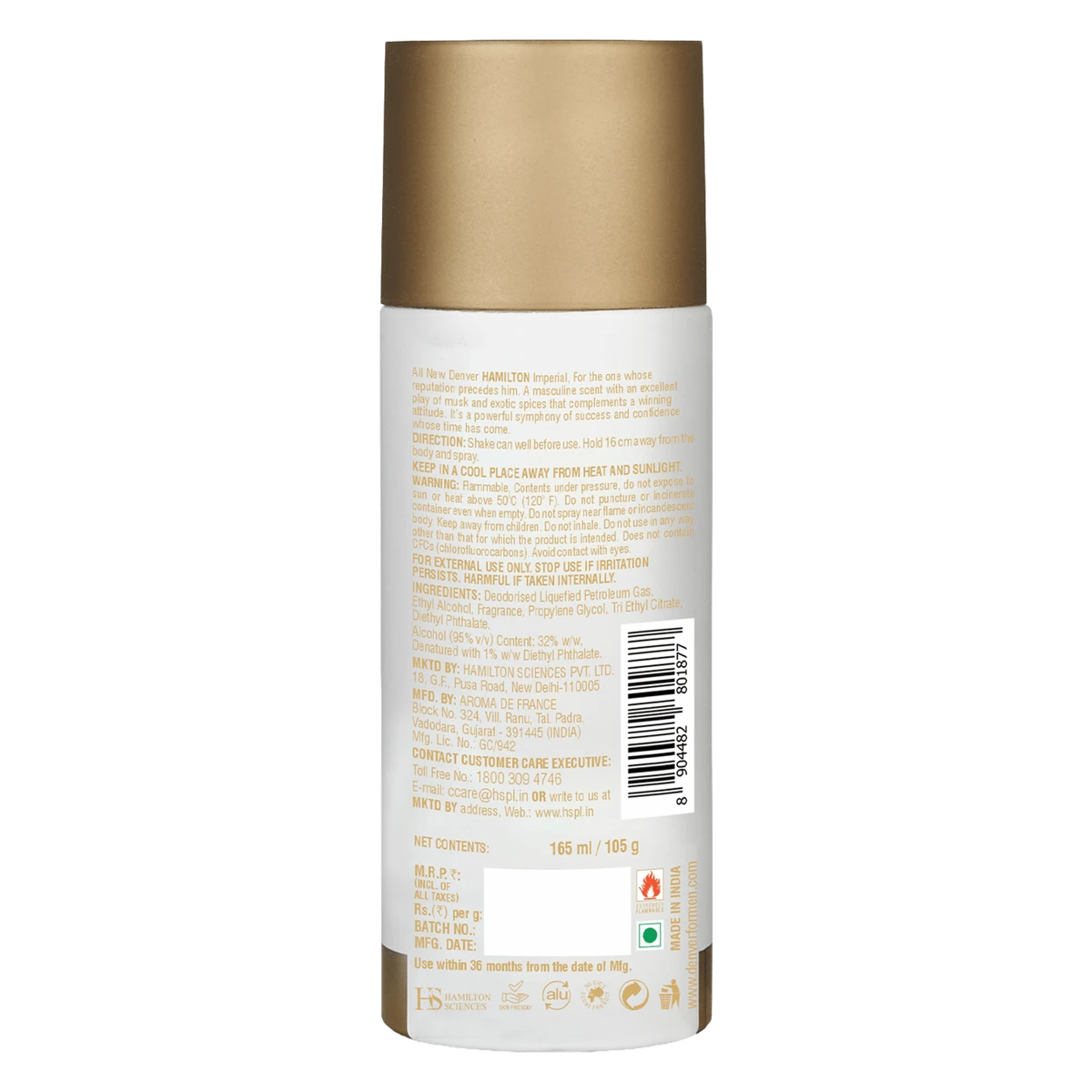 Imperial Hamilton Deodorant Body Spray