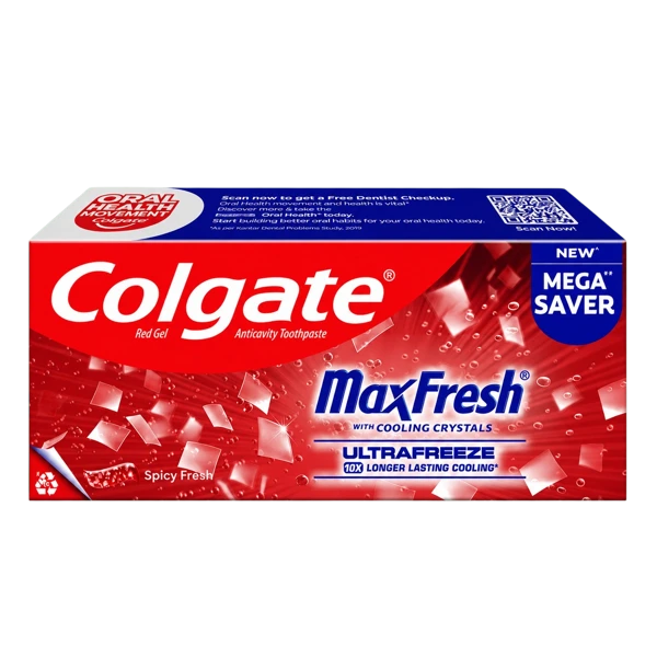 Colgate MaxFresh Spicy Fresh Red Gel Toothpaste