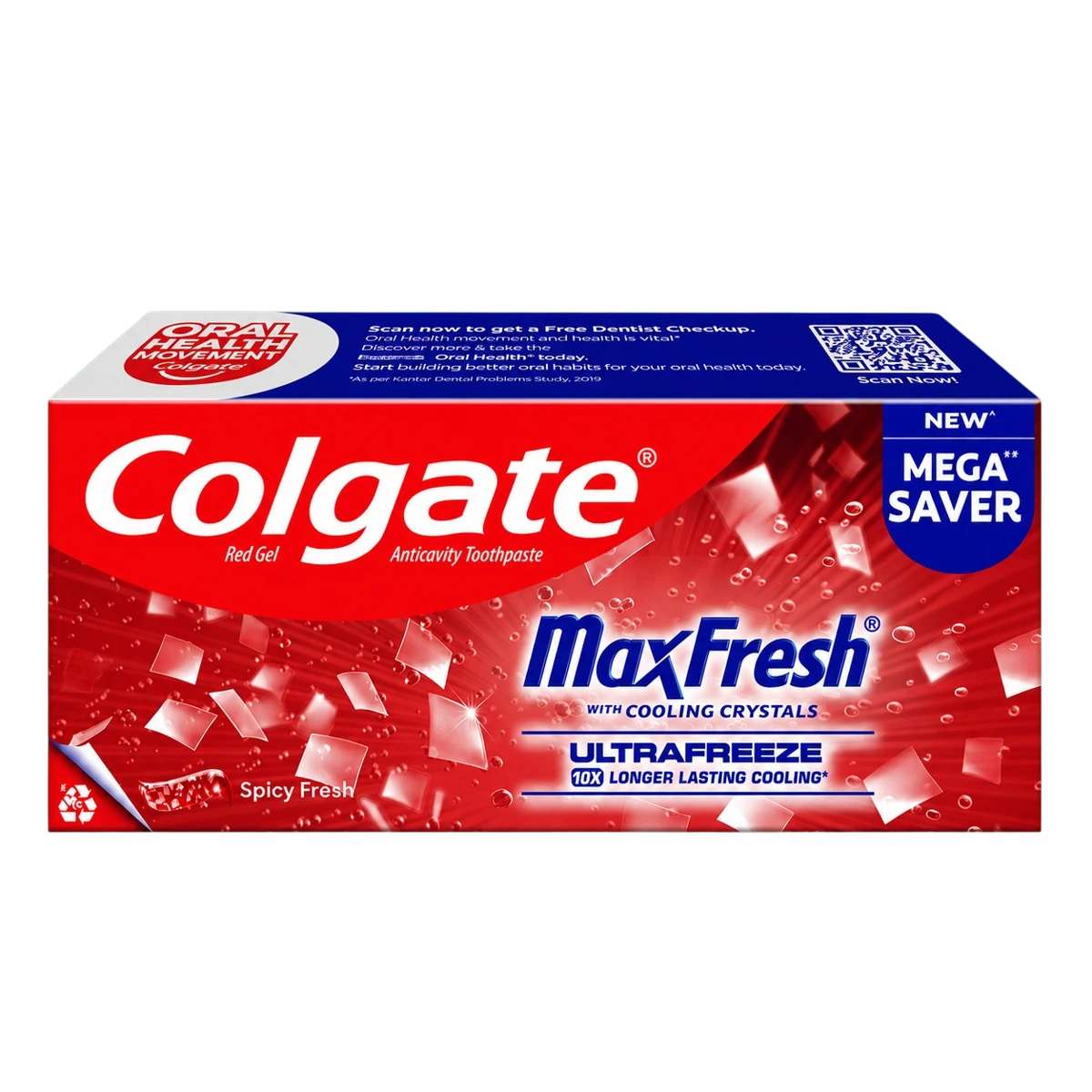 MaxFresh Spicy Fresh Red Gel Toothpaste