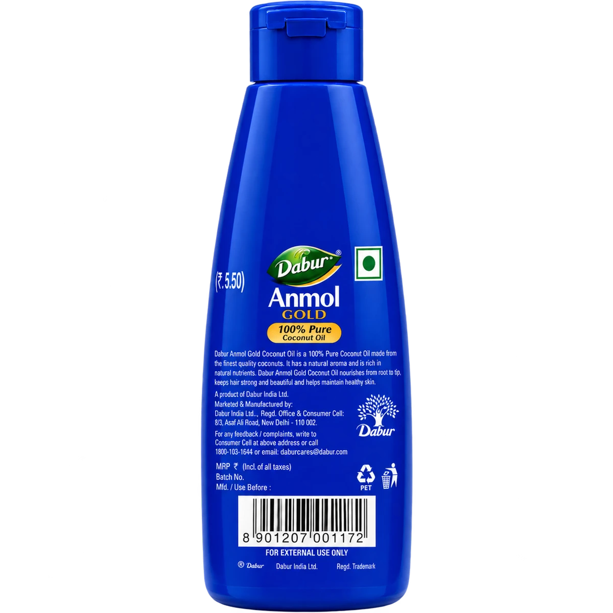Anmol Gold 100% Pure Coconut Hair Oil