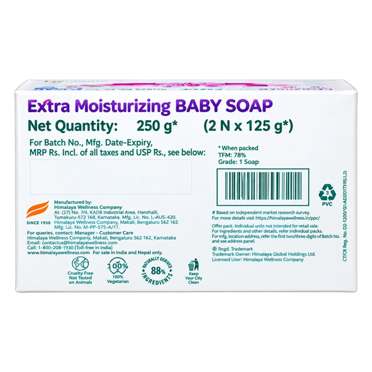 Extra Moisturizing Baby Soap SET