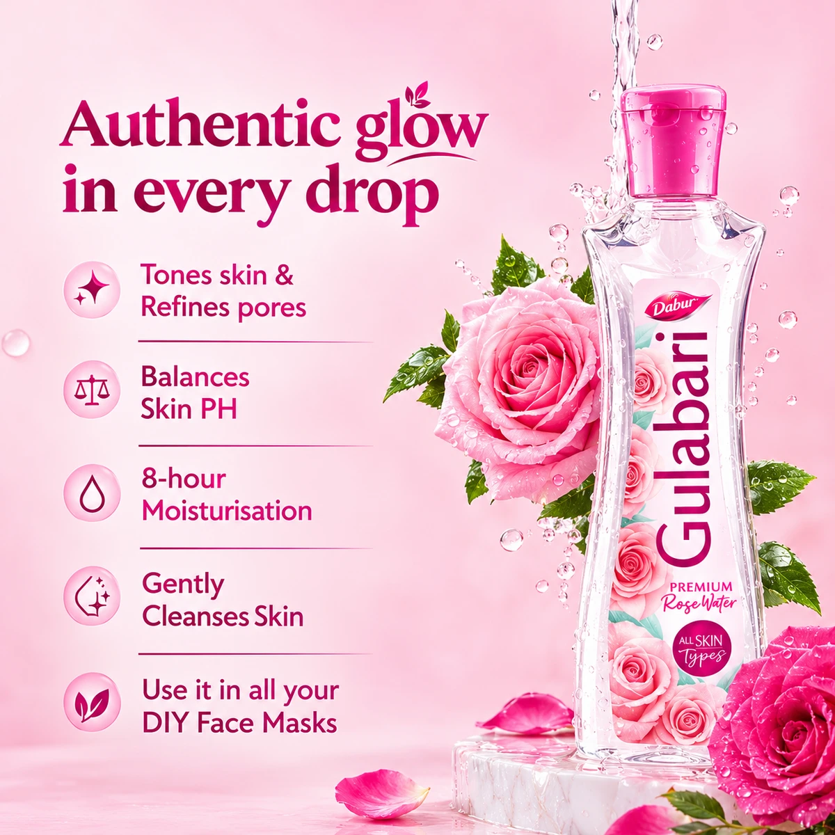 Gulabari Premium Rose Water All Skin Types