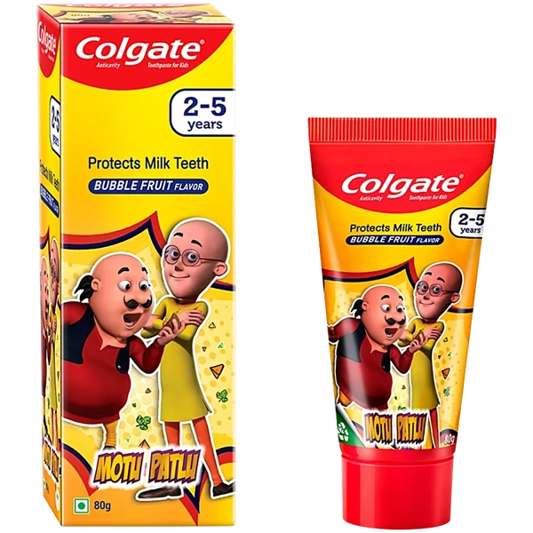 Colgate Kids Toothpaste Motu Patlu Bubble Fruit Flavour