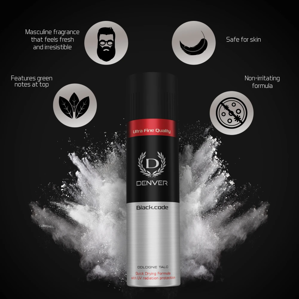 Black Code Cologne Talc Buy 1 Get 1 FREE