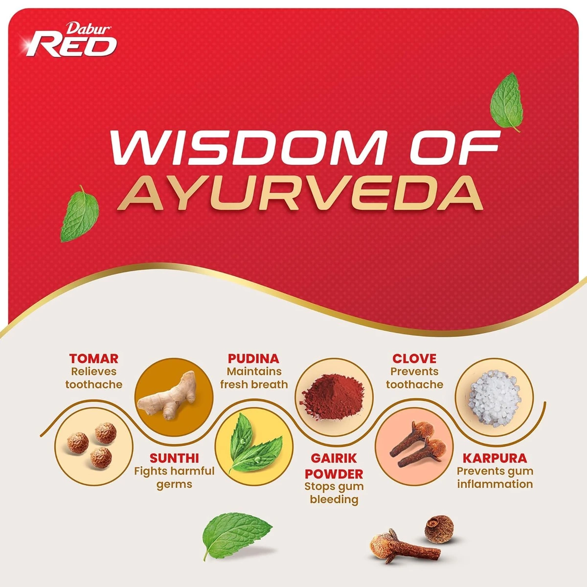 Red Ayurvedic Toothpaste