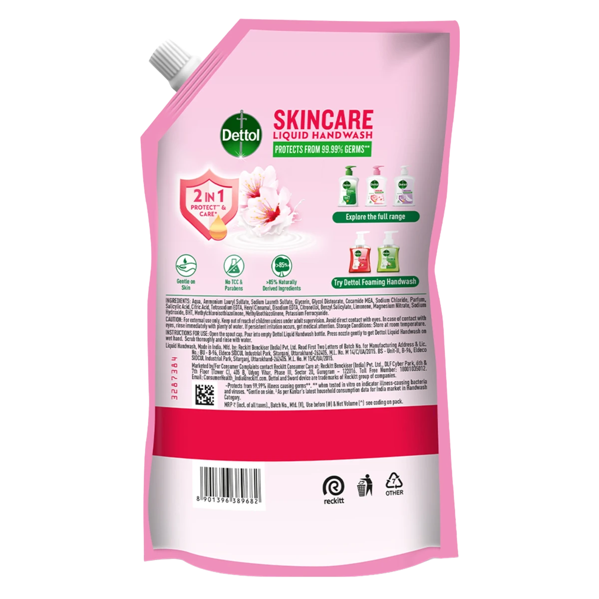 Skincare Liquid Handwash Refill