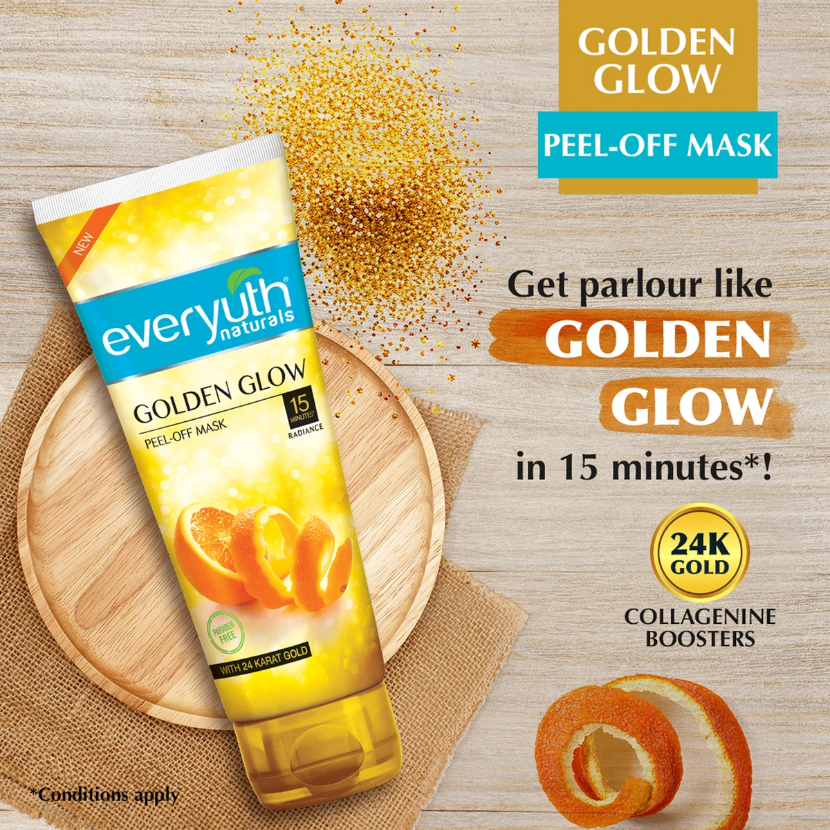 Golden Glow Peel-Off Face Mask