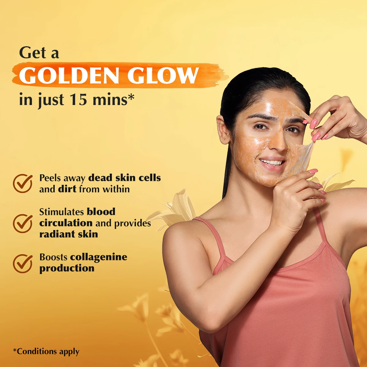 Golden Glow Peel-Off Face Mask