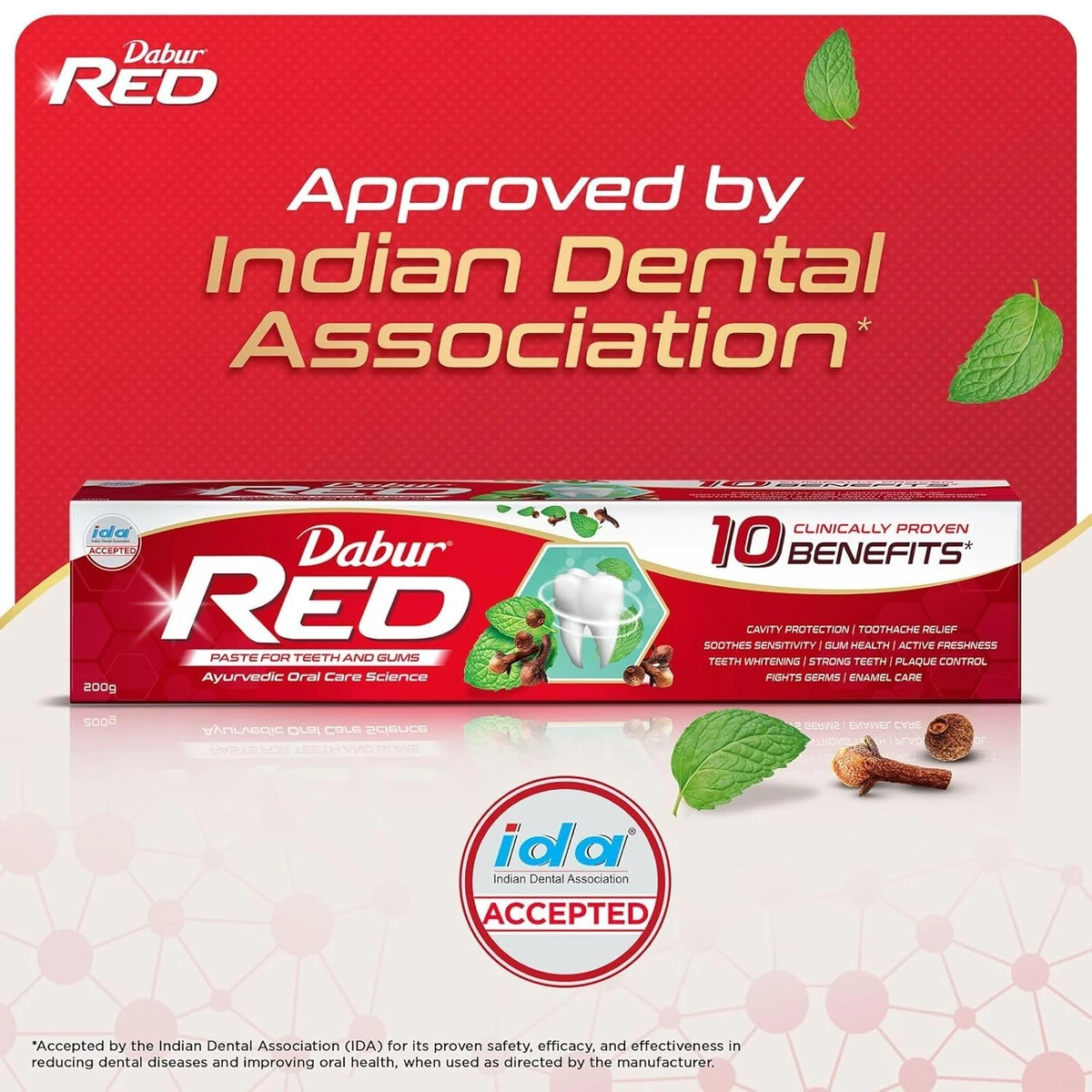 Red Ayurvedic Toothpaste