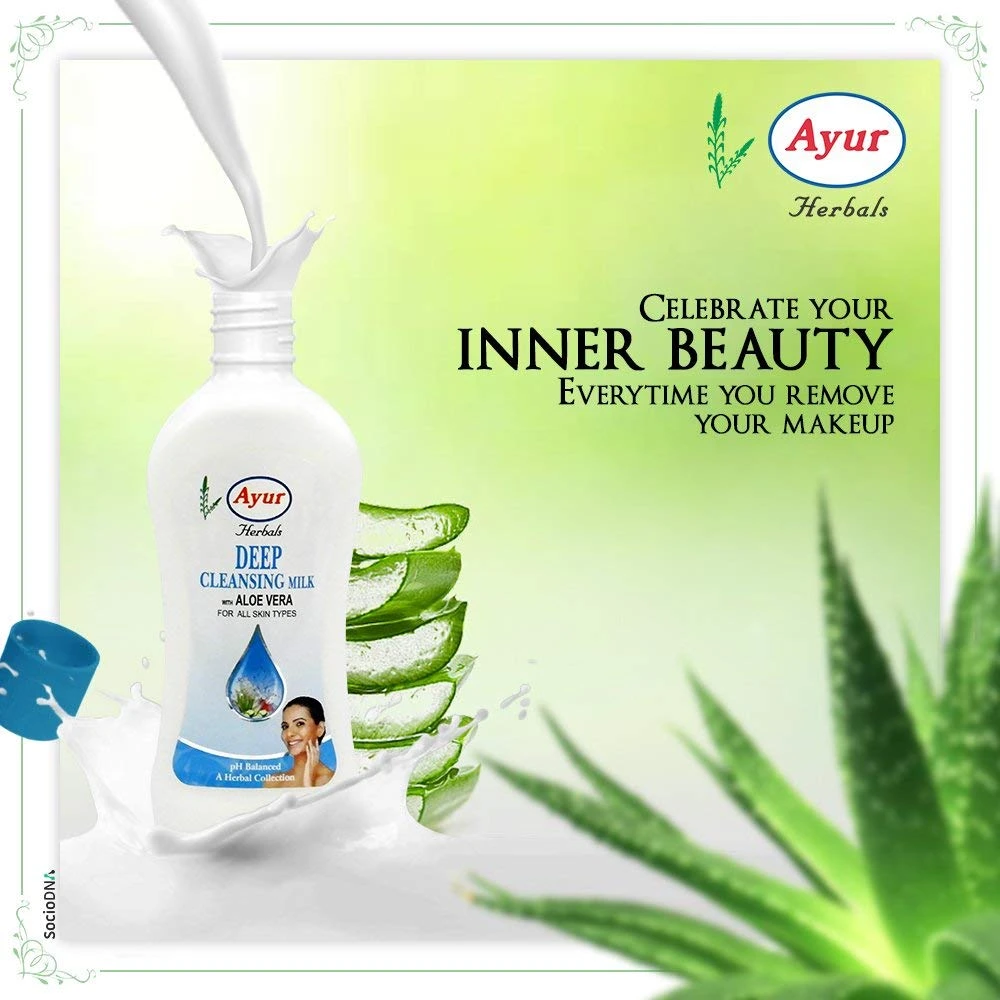 Deep Cleansing Milk with Aloevera