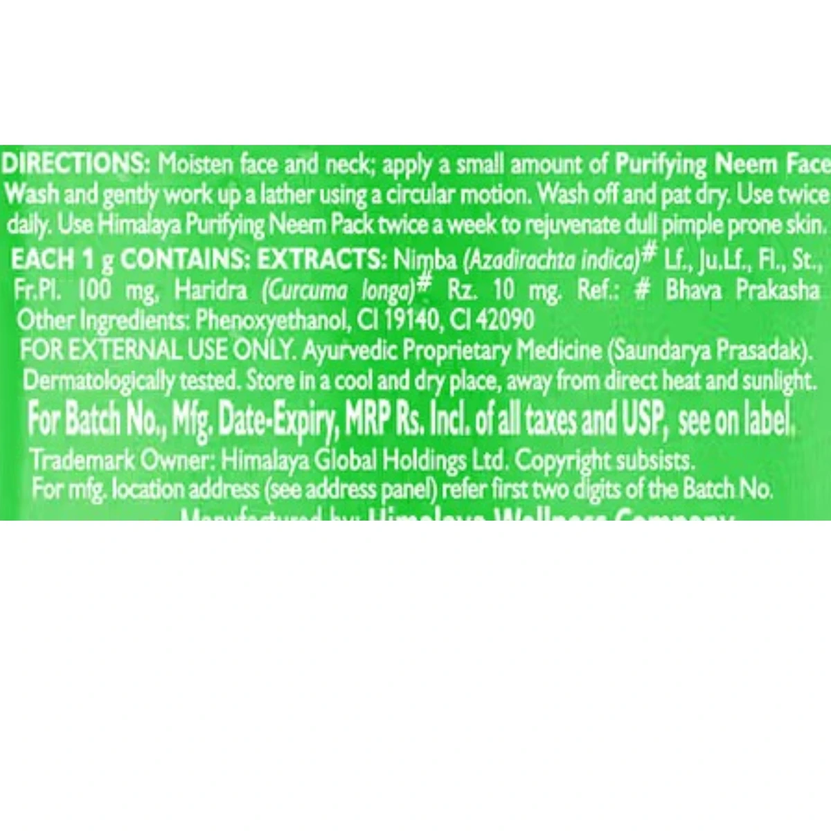 Purifying Neem Facewash