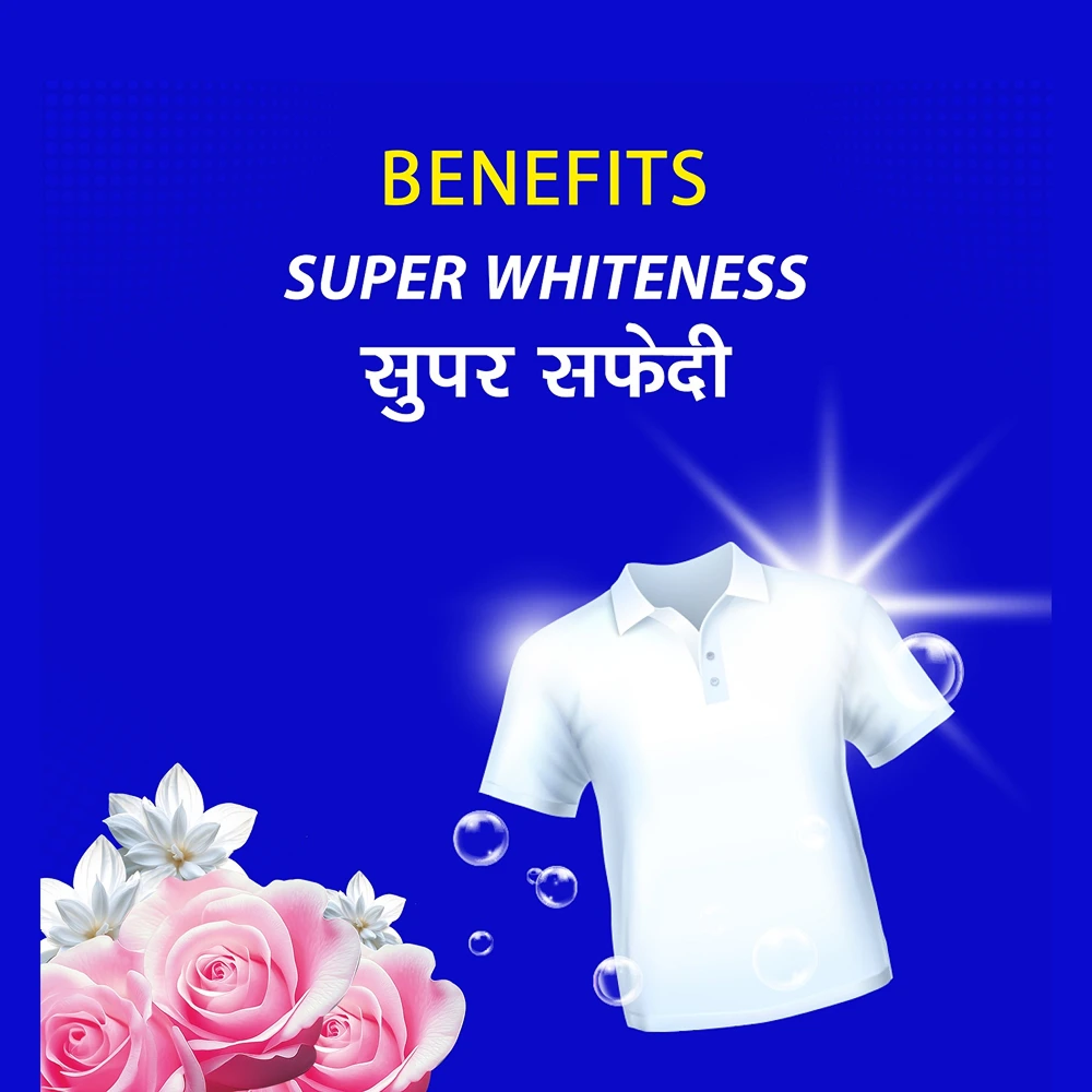 Powerwash Jasmine & Rose Detergent Powder
