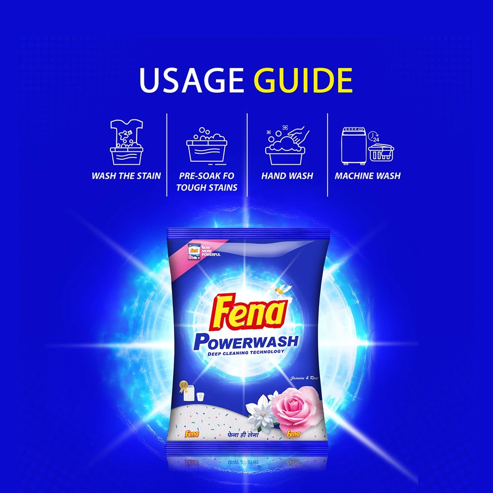 Powerwash Jasmine & Rose Detergent Powder