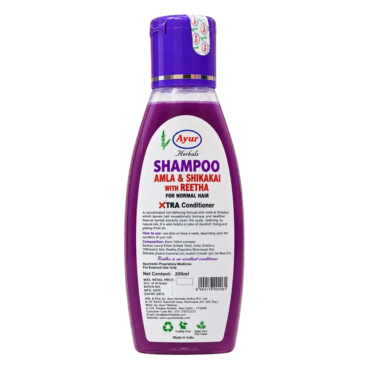 Amla & Shikakai with Reetha Shampoo for Normal Hair