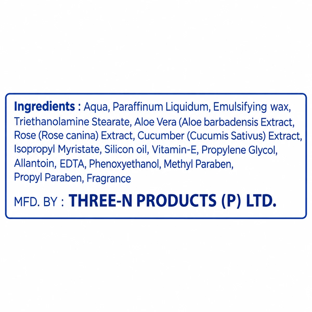 Rich In Vitamin E Moisturizer