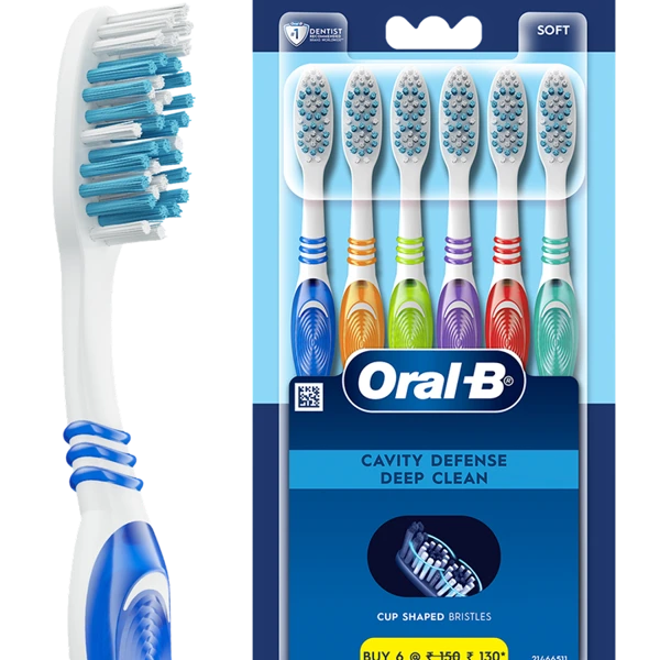Oral-B Cavity Defense Deep Clean Soft Toothbrush