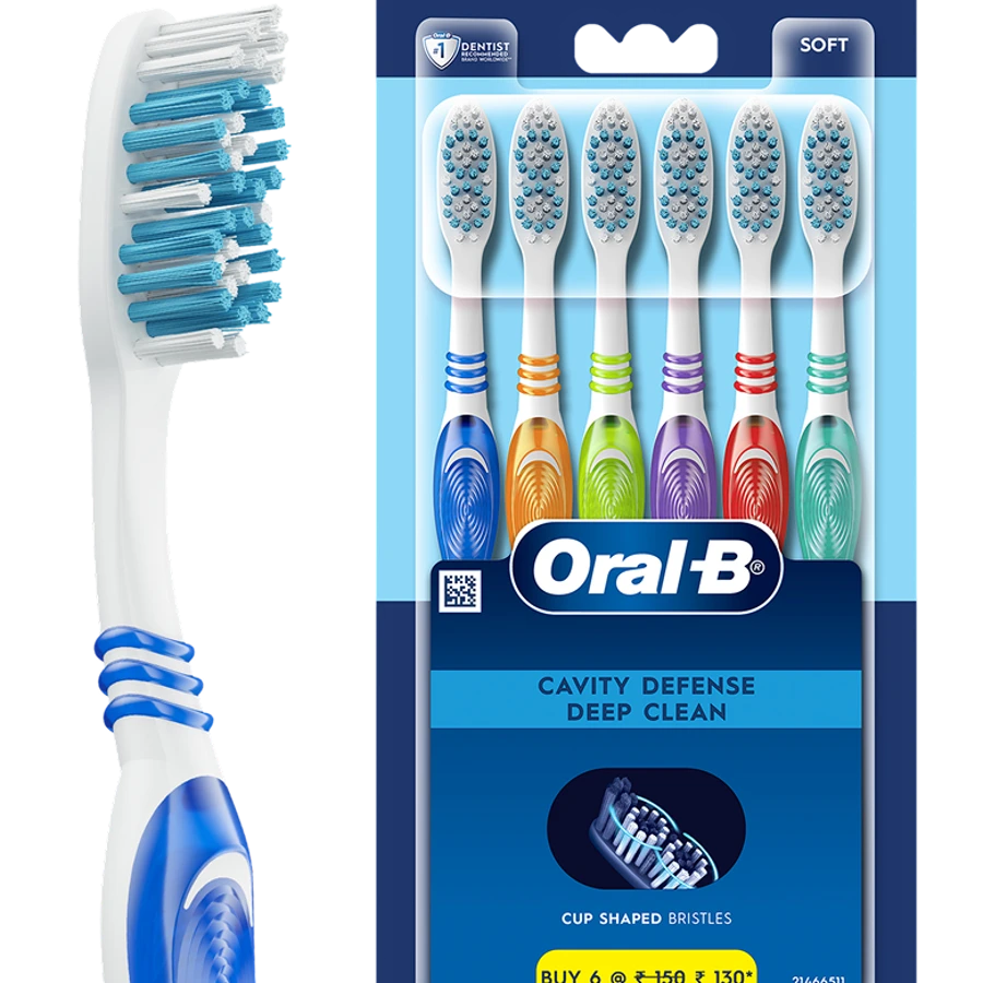 Cavity Defense Deep Clean Soft Toothbrush