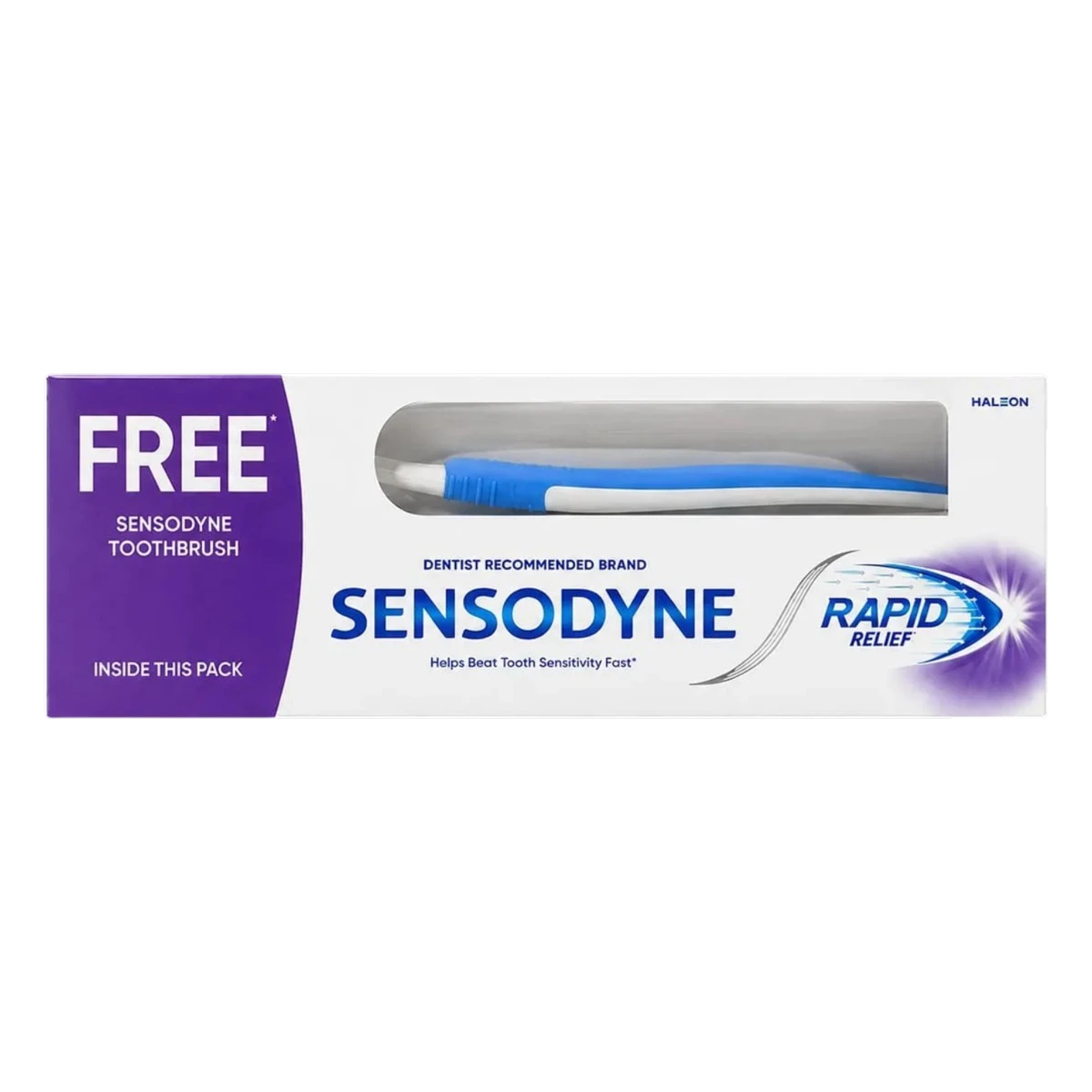 Rapid Relief Toothpaste with Free Toothbrush