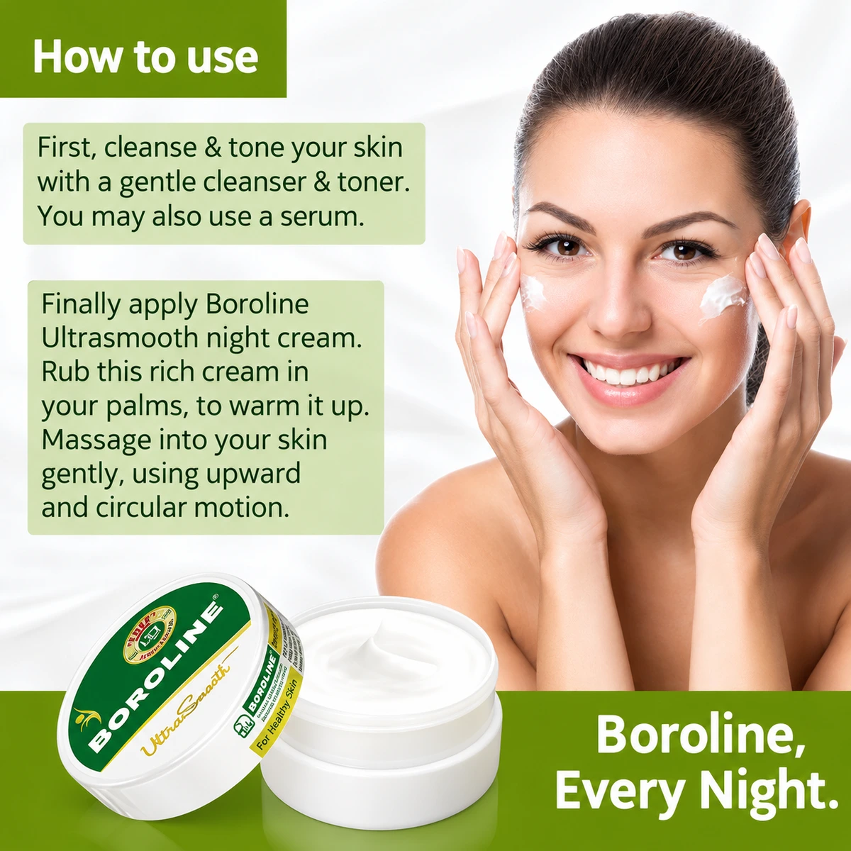 Ultra Smooth Antiseptic Cream for for Dry Skin Care