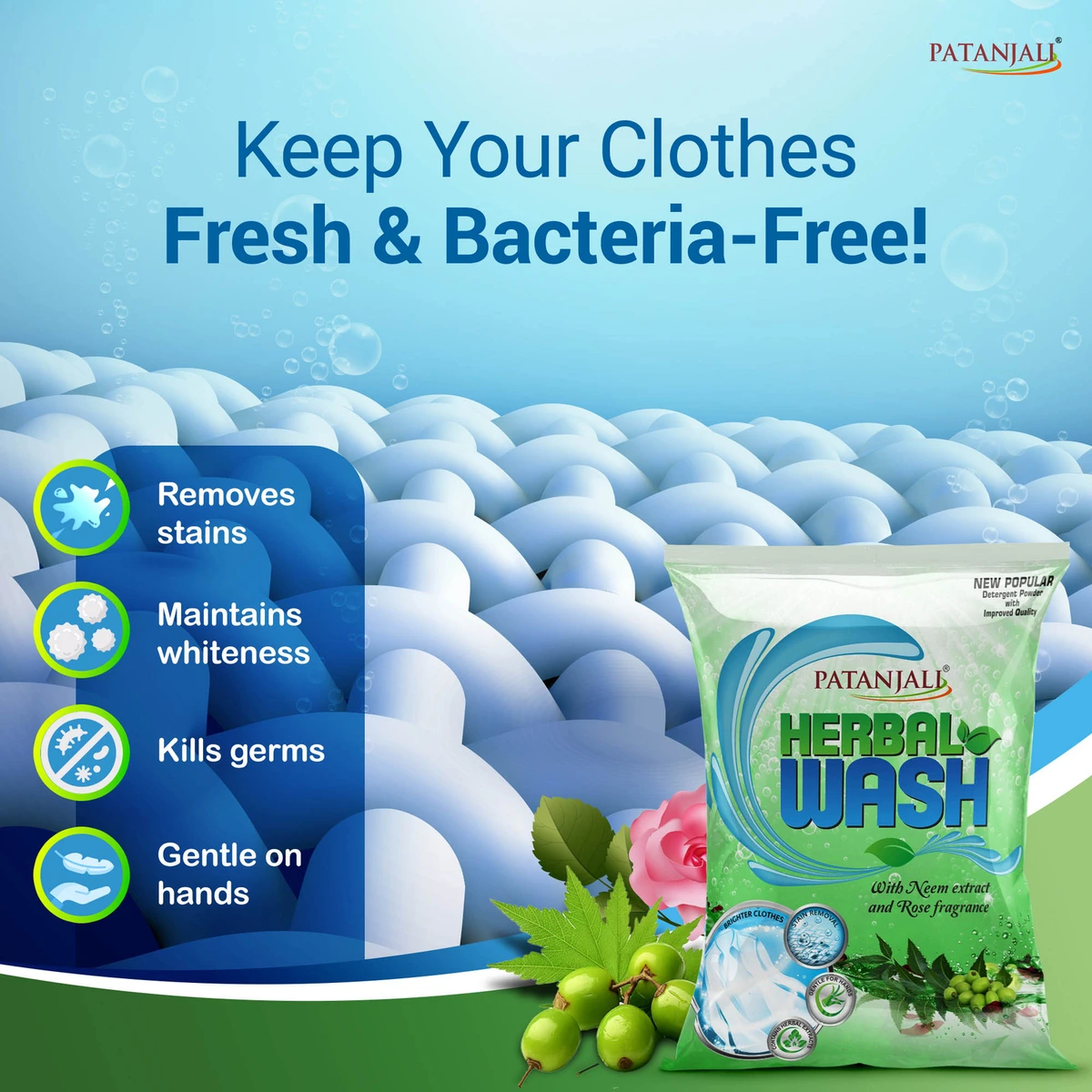 Herbal Wash Detergent Powder