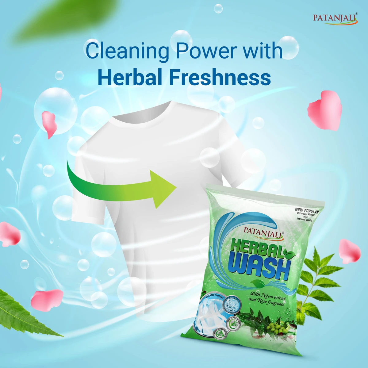 Herbal Wash Detergent Powder