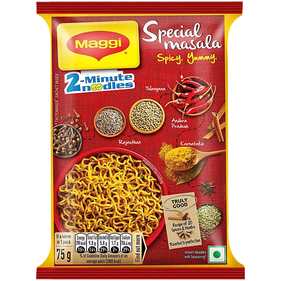 Maggi 2-Minute Special Masala Instant Noodles