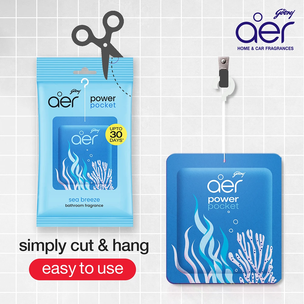 Aer Power Pocket Sea Breeze Bathroom Fragrance